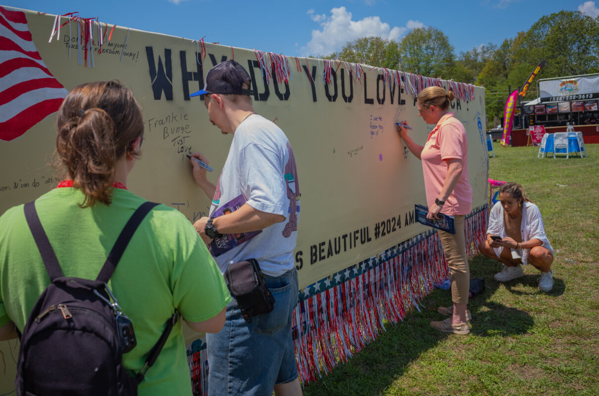 America The Beautiful Festival in Deerpark N.Y. on July 13, 2024 (Mark Zou/The EpochTimes)